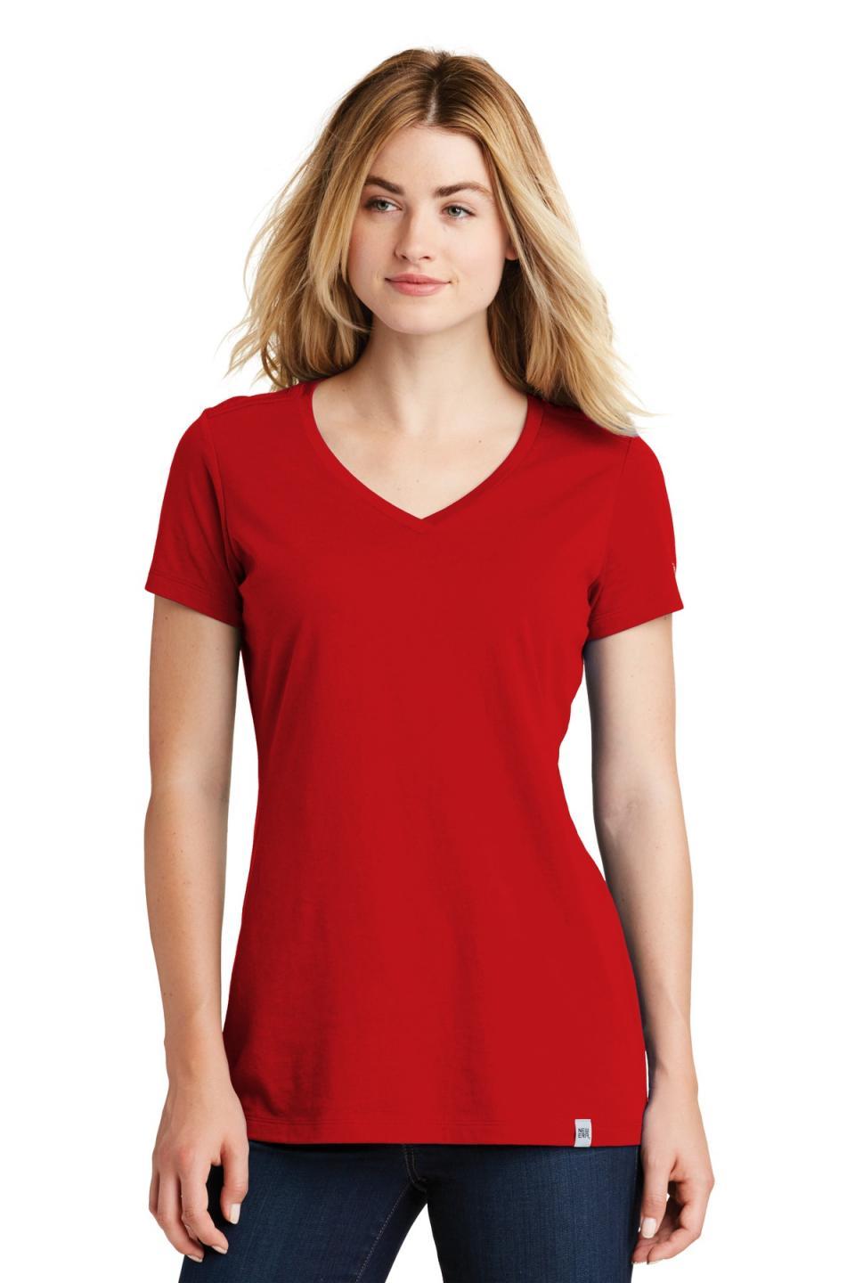 New Era Women's Heritage Blend V-Neck Tee