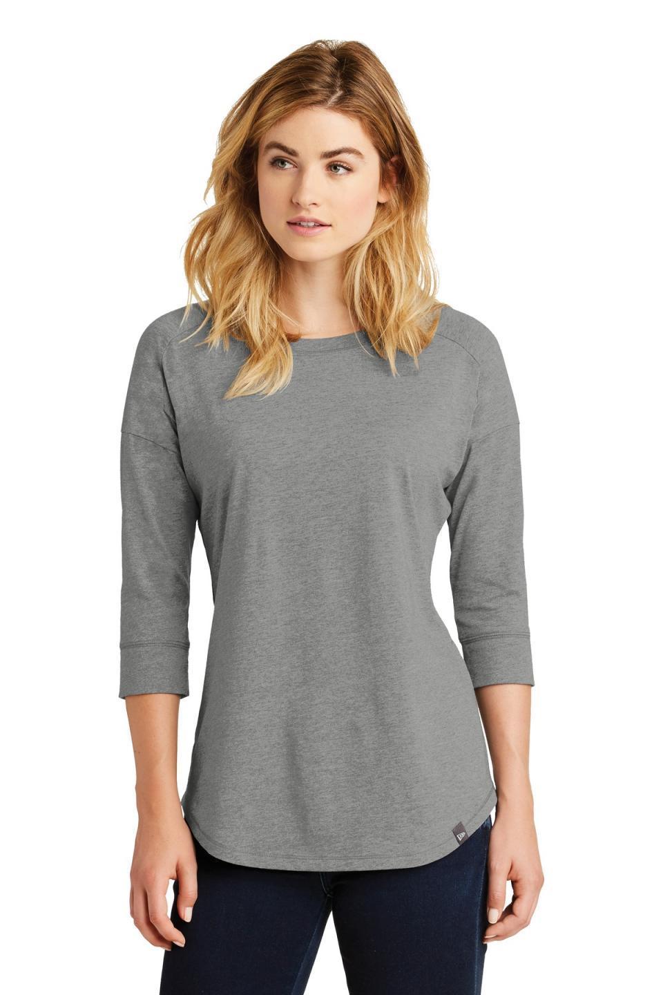 New Era Women's Heritage Blend 3/4-Sleeve Baseball Raglan Tee