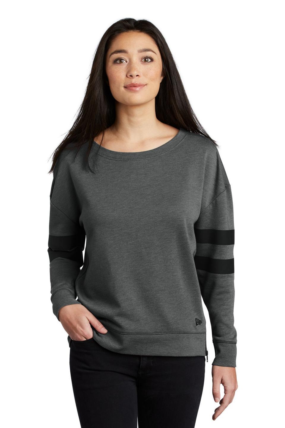 New Era Women's Tri-Blend Fleece Varsity Crew